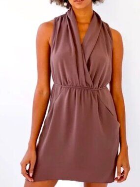 Aritzia Wilfred Sabine Dress, Mauve, Size M